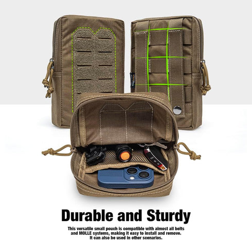 TSPRO Tactical EDC MOLLE Pouch, Utility Tactical Admin Pouch for Molle Accessories