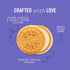 Three Dog Bakery Classic Cremes Baked Dog Treats - Golden with Peanut Butter Filling, 13 oz