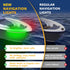 Boat Navigation Lights LED, Red and Green Boat Lights LED Waterproof, Marine Navigation Bow Light for Night Fishing