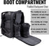 Ski Boot Bag Backpack - 65L Waterproof Skiing Snowboarding Travel Luggage, Stores Boots, Skis, Snowboard & Accessories