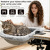 Generic Hammock Desktop Cat Bed, Small Kitten Table Perch, Space-Saving for Living Room Indoor Office Home Bedroom