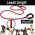 Slip Lead Dog Leash, 6 FT Heavy Duty with Comfortable Padded Handle, Highly Reflective Threads for All Dogs - Red