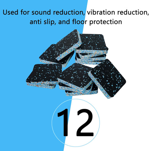 Luwint Treadmill Mat Pads, Rubber Foam Padding for Sound Isolation, Anti Vibration, Noise Reduction Floor Protection