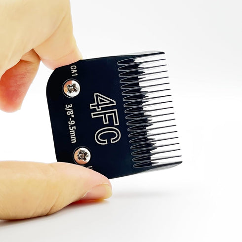 Steel Pet Dog Clipper Blades, Size-4F, Detachable, Compatible with Andis Cut Length 3/8"