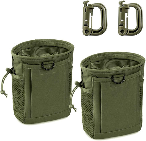 LIVANS Tactical Molle Dump Pouch, Adjustable Magazine Recovery Pouch for Outdoor Hunting Gear