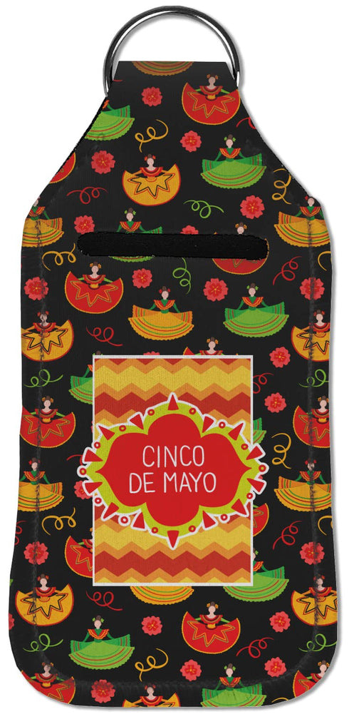 Customizable Cinco De Mayo Hand Sanitizer & Keychain Holder - Large
