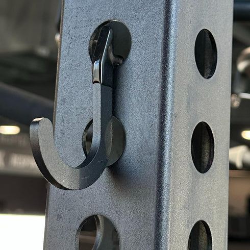 Topfinder 8PSC Squat Rack Accessories Hook Holder,Power Rack Attachments Hooks,DIY Storage Hook for Resistance Bands