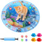 Cat Water Mat with LED Light, Multi-Color Lighted Cat Play Mat, Interactive
