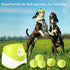 6 Pack 2 inch 2 inch ZIYIZE Mini Tennis Balls, Dog Tennis Balls, Easy Catching Pet Playing Ball for Dog Ball Launcher