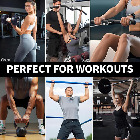 OSHOTX Anti-Slip Workout Grips, Rubber Gym Palm Protectors for Weight Lifting, Pull-Ups, Dumbbell, Fitness Training