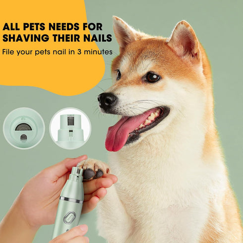 Trimmer, 4 1 2-Speed QREEYX Upgrade Dog Grooming Kit, Cordless Dog Paw in Low Noise Pets Hair Clipper Grooming Kit