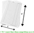 Dog Grooming Cards (100 Pack) 8 X 5 inch Groomer Client Profile Service Record Clip Card for Pet Groomers