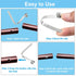 PATIKIL 8x8mm Kayak Paddle Snaps - 6 Pack Steel V Shaped Single Pin Push Button Spring Clips for Camping Awning