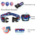 Independence Day Dog Collar by Elegant little tail, Adjustable Patriotic Holiday Collar for Small Medium Large Dogs