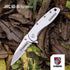 Pocket Knife for Men with Clip, Heavy Duty Folding Knives, 3.4" 14C28N Stainless Steel Titanium Coated Blade, Tactical