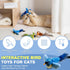 2-Pack Realistic Chirping Bird cat Toy - Soft Interactive Plush Bird Toy Infused with CatnipCat Enrichment Toys