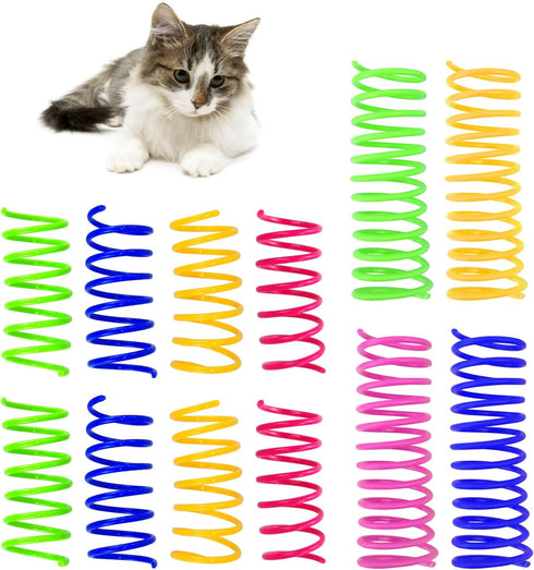 Andiker Cat Toys for Indoor Cats, 4 Big Cat Springs & 8