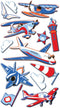 EK Success Puffy Dimensional Stickers, Funny Planes