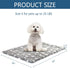 KROSER Reversible Dog Crate Pad Mat, Cool & Warm, Machine Washable, Grey & Navy Star Pattern for Small to XXX-Large Dogs
