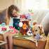 JolliLudo 13 Pcs Hide and Seek Dog Toys Activity Puppy Chew Squeaky Animal Plush Woodland Toys with Crinkle Treehouse