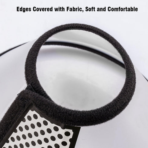 Depets Adjustable Recovery Pet Cone E-Collar for Cats, Kittens, and Rabbits, Neck Girth 6.1 in