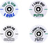 Izzo Golf in Your Face Oversized Ball Markers, Funny Dual Golf Accessory, White