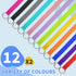 HOMIMP Slip Lead Dog Leash, 6 FT, 24 PCS Bulk Colors, Heavy Duty Nylon for Small Medium Large Dogs, Training