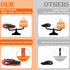 Five Dog Leash - 5 Way Leash for Dogs, 360° Swivel No Tangle Walking Leash for 5 Dogs, Comfortable with Reflective