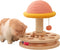 Cat Scratching Post with Hanging Ball,Cat Turntable Ball Toy,Cat Mushroom Sisal Scratcher,Kitten