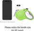 Fida Retractable Dog Leash with Dispenser and Poop Bags, 10 ft Leash for X-Small Dog or Cat up to 18 lbs, Reflective