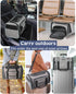Siivton Cat Carrier, 4 Sided Expandable Pet Carrier for Travel, Airline Approved Soft-Sided Carrier