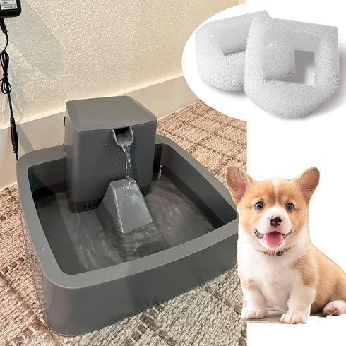 Camessy Qzbhct Foam Pre Filter for Drinkwell Stainless Steel 360, Avalon, Pagoda Pet Water Fountains (12 Pack)