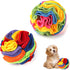 2pcs Dog Snuffle Ball Toy, 5.9inch Natural Interactive Sniffing Puzzle Toys for Stress Relief, Training (2 Styles)