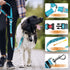 Removable Dog Seat Belt Harness for Car, 3 in 1 Pet Dog Car Seatbelt Leash with Adjustable Reflective Bungee Tether