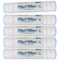 Multi-Purpose 9x9” Expandable Wipes with Travel Tubes - Pack of 5 Tubes (60 Tabs Total) - All Natural Reusable Wipes