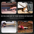 Under Couch Blocker with Adhesive Stickers, 15.7" L x 3.1" H Adjustable Clear Blocker for Pets, 5 Pack