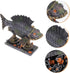 1Pc Fish Tank Decoration, Resin Aquarium Hideout Lizard Accessories, Steampunk Table Centerpiece for Fish Tank