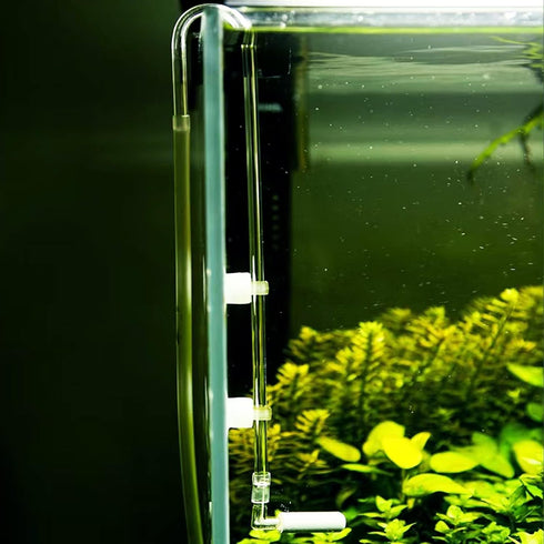 2X Acrylic U Shape Tube for Aquarium Air Pump, CO2 Diffuser Connector Tube