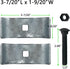 HITTITE 8 Set Dog Kennel Panel Clamps for Chain Link Fence Panel with 1-3/8"/32mm Diameter, Saddle Clamps