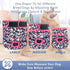 Leekalos Reusable Washable Dog Diapers Female, 3 Pack, Highly Absorbent Size Adjustable Puppy Diapers (Large, Leopard)