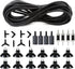 ALEGI 25 Feet 3/16 Inch Standard Aquarium Silicone Airline Tubing with Air Stones and Connectors for Fish Tank