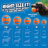 18" (2.5") 20-60 Chuckit! EcoFetch Dog Ball Launcher - with Medium Dog Fetch Ball Thrower, for Dogs Pounds, Made in USA