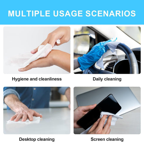 MEQHUO 220 Pcs Compressed Towels for Face, Mini Portable Compressed Towel Tablets, Disposable Washcloths for Travel