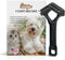 Mini-Rake V-Shape Double Row Rotating Teeth for Dematting Dogs and Cats