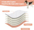 3Pack Reusable Female Dog Diapers, Washable Diaper for Doggie,Highly Absorbent Dog Diaper,Adjustable Leakproof Puppy