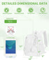 Backpack MAY TREE Small Clear Stadium Approved for Women and Men Clear Bag for Stadium Events Concert Sporting