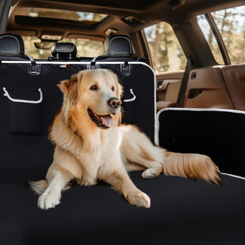Toozey 72.8"x40.6" Dog Car Seat Cover for SUV, Sedan & Van, Waterproof & Tear-Resistant Back Seat Pet Cover for Dogs