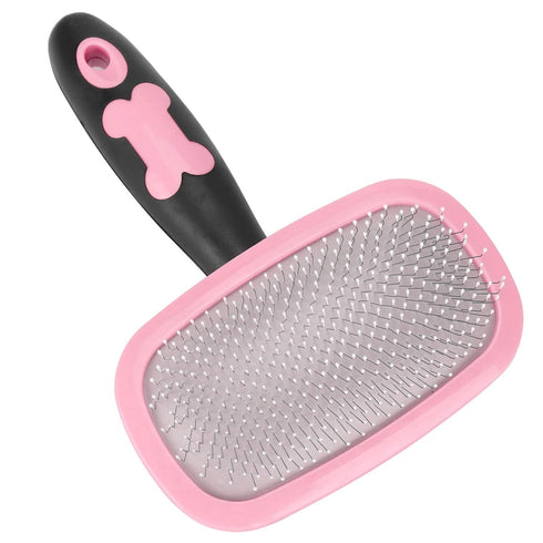 GLOGLOW Pet Hair Comb, 360° Rotation Deshedding Slicker Brush for Cat Dog Cleaning
