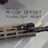 Montrum Flashlight Ring Mount - 1 Inch Diameter, Compatible with M-LOK