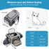 4 Sides Expandable Cat Travel Bag, Airline Approved Collapsible Soft-Sided Carrier for Kittens & Small Animals